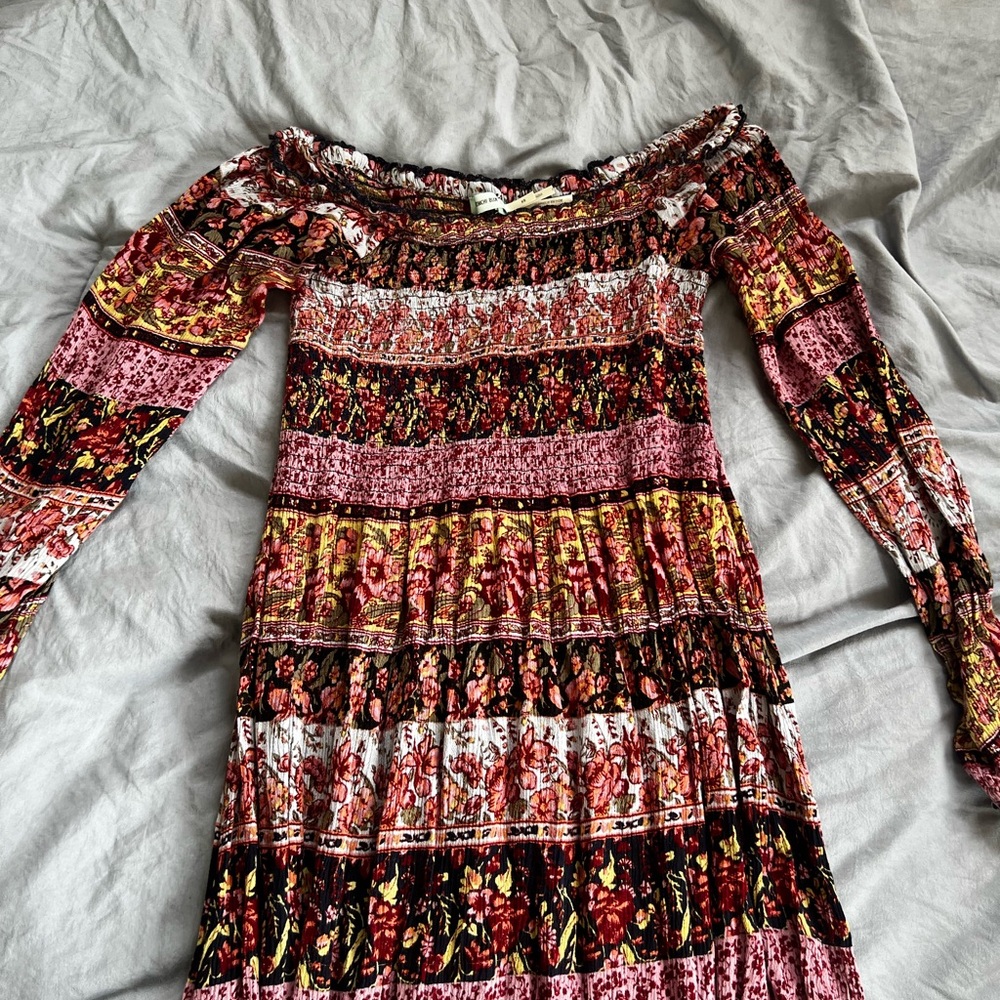 Floral Off-Shoulder Dress